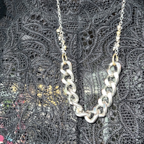 Banana Republic silver chains and beads necklace - Picture 8 of 8